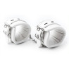 BDSMaster Menottes de chevilles Cuff Bomb Blanches 